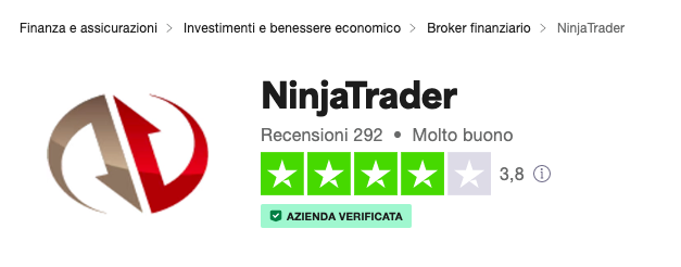 NinjaTrader Trustpilot