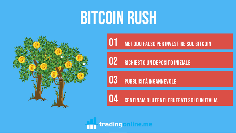bitcoin rush è una truffa