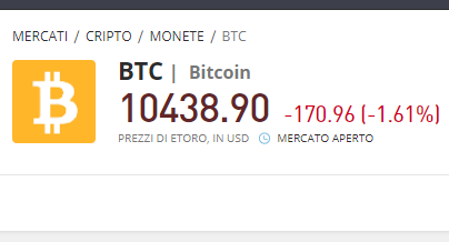 i mercati btc acquista bitcoin