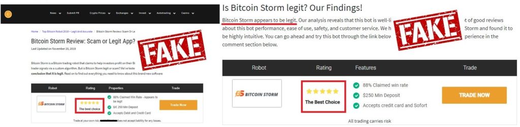 recensioni bitcoin storm